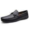 New Arrival Mens Leather Loafers Non Slip Walking Flats Breathable Outdoor Slip on Casual Shoes Male Work Office Driving Shoes