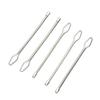 Hand Tool Belt Ribbon Wearing Tools Clip Tweezers Wearing Threaders Guide Elastic Rope Threader Stainless Steel Easy Threaders