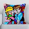 Britto Sofakissen für Schlafzimmer Kissenbezüge für Bett Dekorative Sofakissenbezüge Schlafzimmer Heimdekoration ZubehörZ,