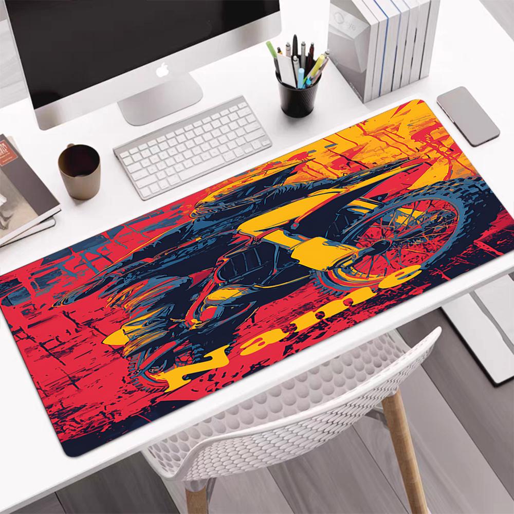 Mouse Pad cu Tematică Motociclete Off-road cu Nume Personalizat, Bază de Cauciuc Anti-alunecare, Decor Multifuncțional pentru Birou și Casă, Perfect pentru Personalizarea Spațiului de Lucru.