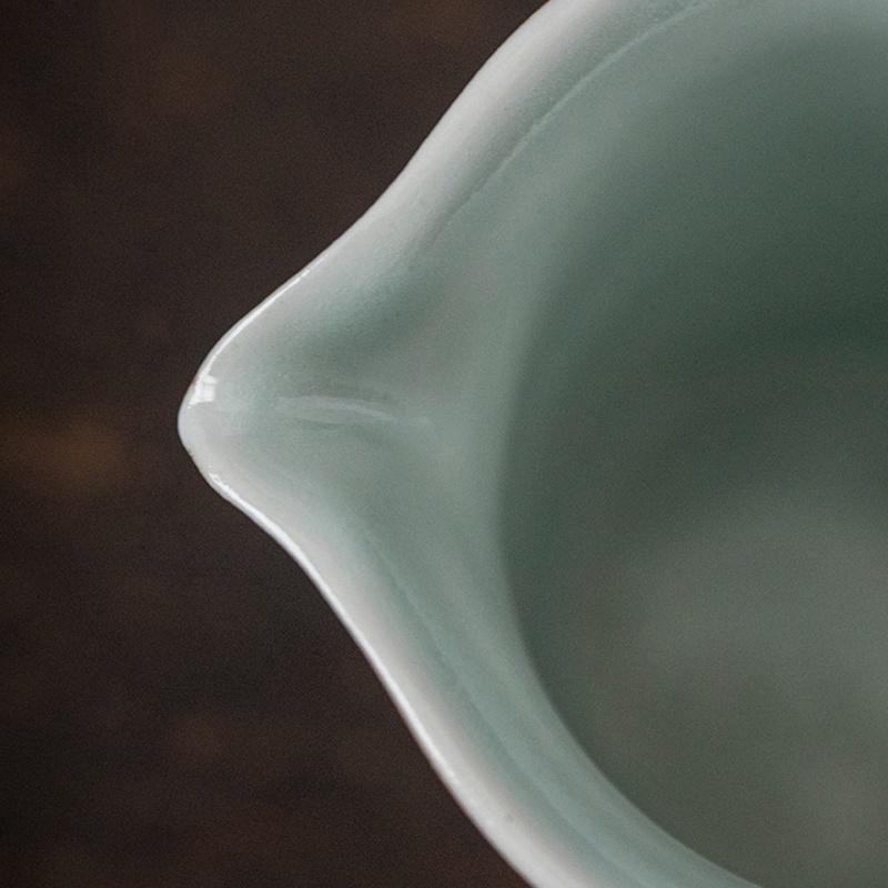 170ml Tasse d'équité en céramique Simple Mer à thé Style japonais Diviseur de thé Changement de four Tasse uniforme