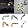 45/90/135 Degree Angle Brass Air Tyre Valve Stem with Extension Adapter Multicolors Electric Bicycle Valves