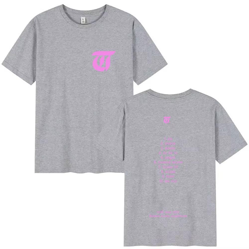 Tour Print T Shirts Men Women Fashion Aesthetic Clothing T-shirt Fans Gift Tops Oversized Cotton Tees