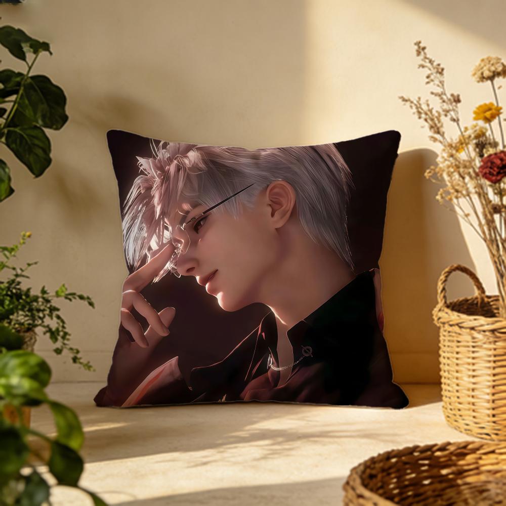 Trendy Llove and deepspaceed Cushion Cover Versatile DoubleSided Pillow Case Fit for Sofa Bed Car Daily Decor