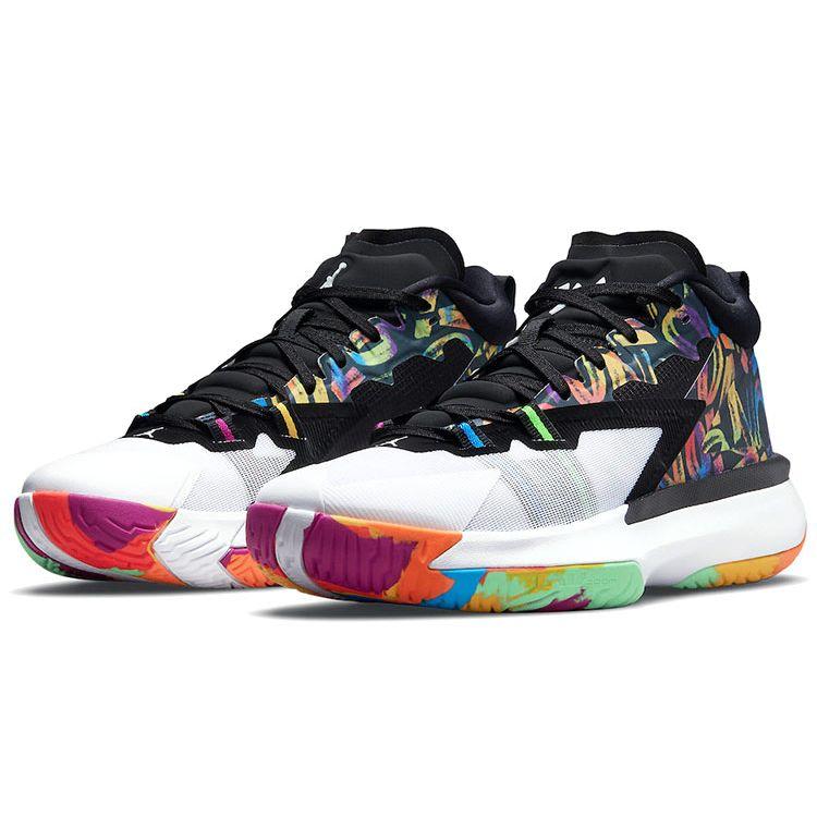 Air Jordan Zion 1 Noah Herre Sneakers Flerfarget Svart Lysende-Karminrød DA3130-001