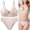 Sexy Stylish Lace Bra and Panty Set Featuring Underwire Push-up Support and Lightweight Skin-friendly Fabric
