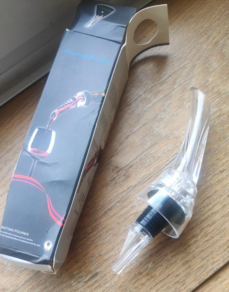 Professionele Magische Rode Wijn Decanteerkaraf Schenktuit met Filterstandaard Snelle Luchtbeluchter Dispenser voor Thuis Dineren Bar Essentiële Set