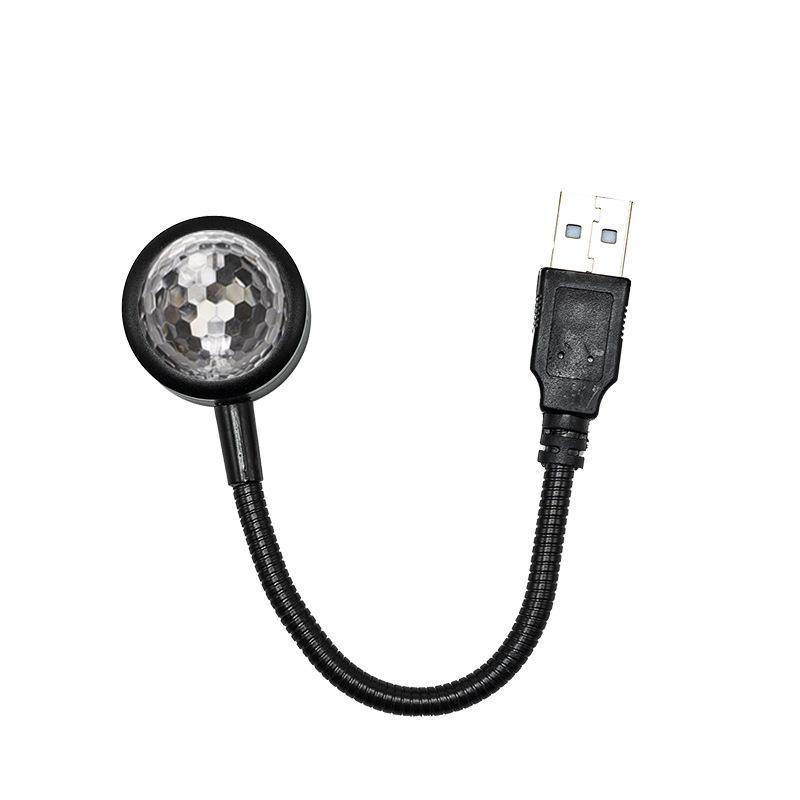 1Pcs Starry Sky Atmosphere Light Car Romantic LED Light USB Car Light Car Decoration Night Light Plug and Play