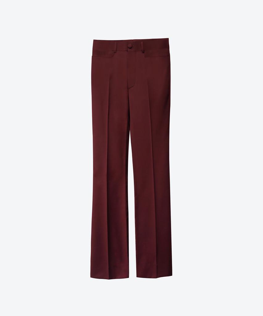 UNTAGE Wool Flare Trousers[Burgundy(Unisex)]_Uth-Fp02
