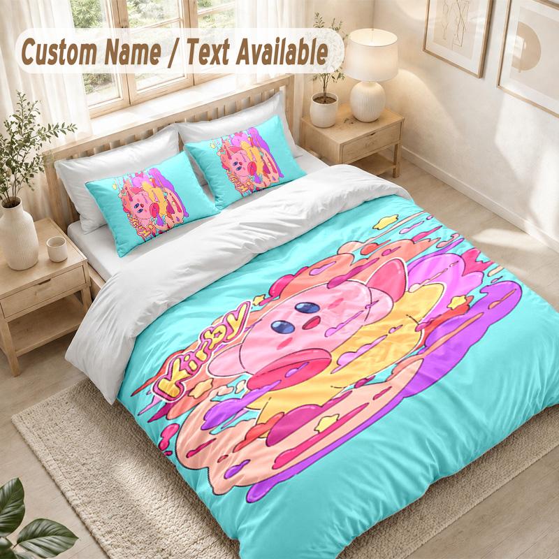 Set Biancheria da Letto Kirby, 1 Copripiumino & 2 Federe Morbido Confortevole Camera da Letto Tessile per la Casa Decorazione