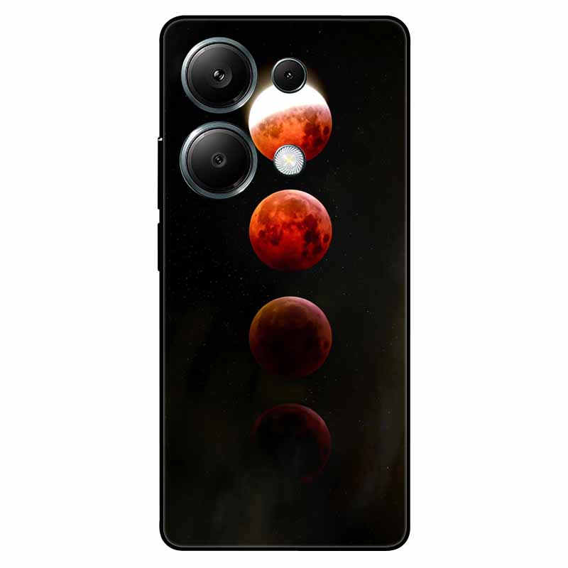 For Xiaomi Poco M6 Pro 4G Case TPU Soft Painted for Xiaomi Poco M6 Pro Global Silicone Cover Lovely Fundas On M6Pro Protective