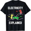 VIR Equation and Ohms Law Circuit Diagram Science Nerd Lover Unisexs Pure Cotton TShirt Couple Loose Fit TShirt Summer Top