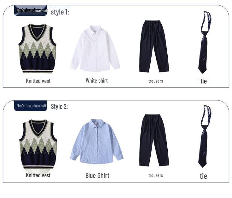 Kindergarten and Primary School Choir Autumn/Winter Cardigan Performance Costume