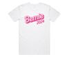 Bernie Pink 2024 T-shirt Tee Funny Vote for Bernie Sanders US Election Campaign