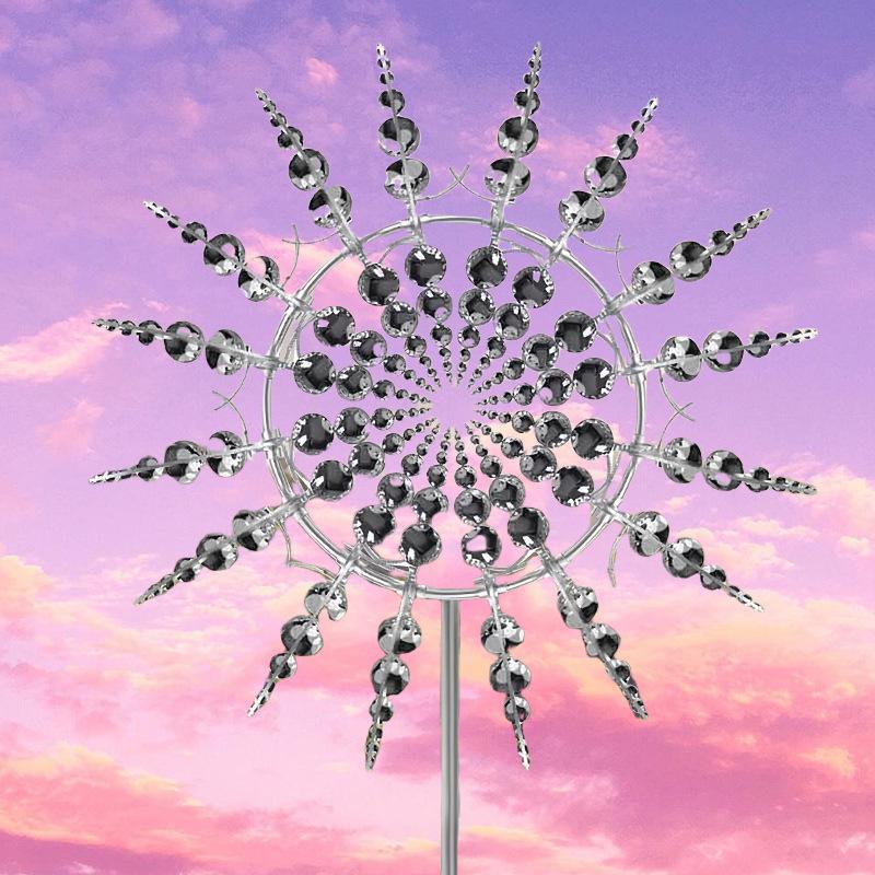 Creative Metal Windmill Outdoor Garden Wrought Iron Decoration