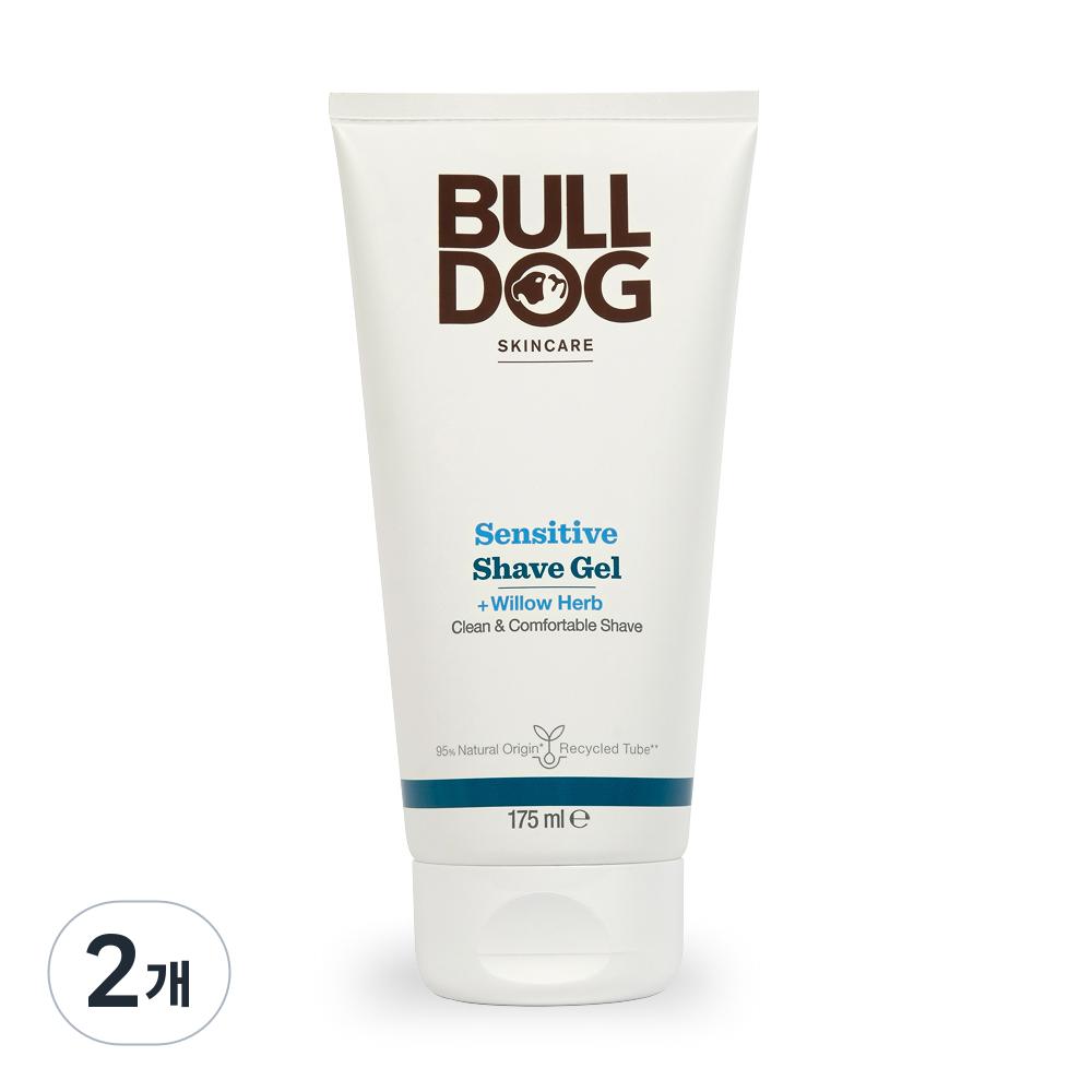 Bulldog Skincare Sensitive Shave Gel 175ml 2 Pcs