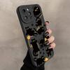 Stylish cat graphic phone case for iPhone 15 14 13 12 11 x XR Xs SE2 SE 8 7 plus pro Max mini silicone back cover