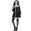 Halloween călugăriță malefică goth întunecat vampir costum de mireasă uniformă spectacol mascat