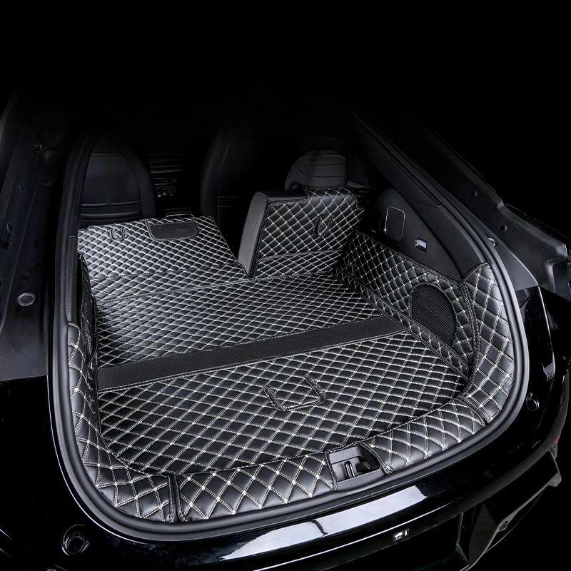 For BYD Sealion 7 EV 2024 2025 Car Boot Mat Rear Trunk Liner Cargo Leather Floor Carpet Tray Protector Accessories Mats