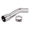 Motorcycle Full Exhaust System Middle Pipe Link Connect for   FZ1 FZ1-N 2006-2015