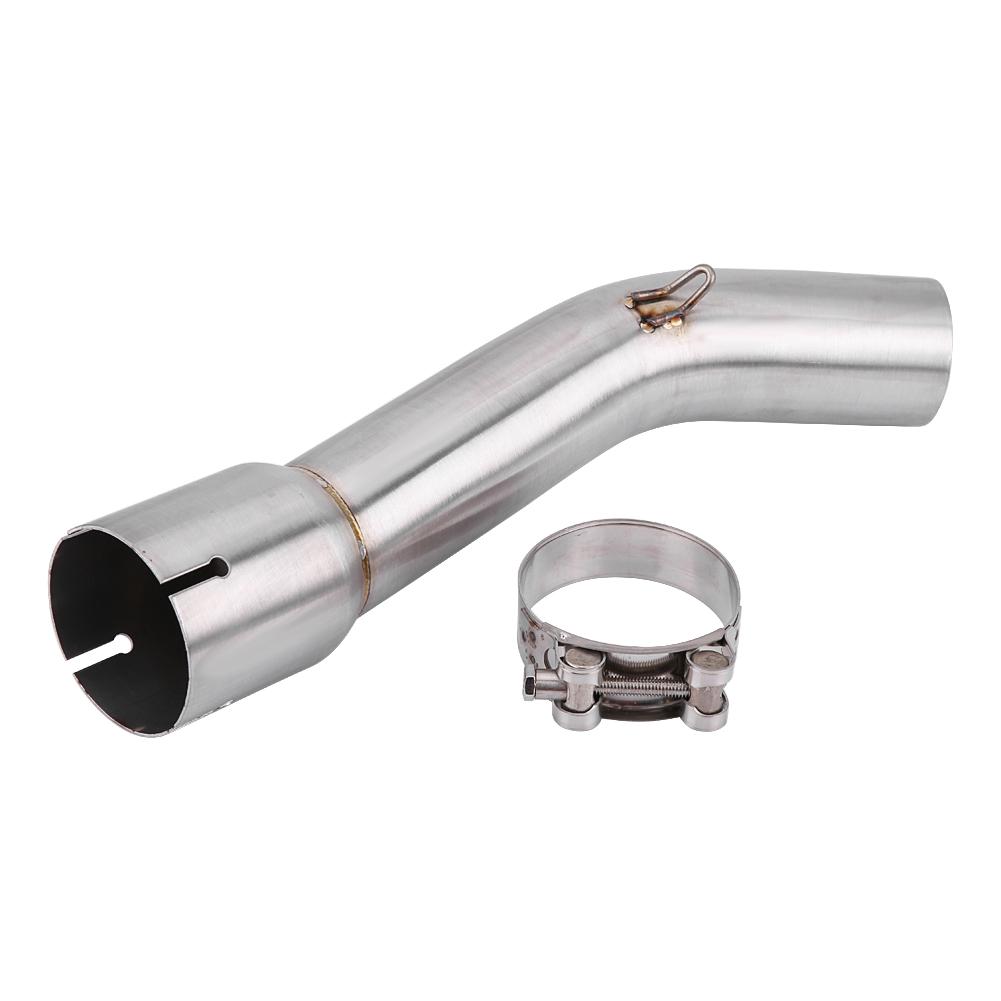 Motorcycle Full Exhaust System Middle Pipe Link Connect for FZ1 FZ1-N 2006-2015