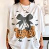 Halloween New Family Clothing Cotton Tshirt Pumpkin Mouse Printed Tshirt UnisexsWomens Holiday Leisure Tshirt Kids Shirt