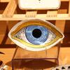 1pc Ceramic Jewelry Storage Tray Turkish Evil Eye Desktop Organizer for Rings Earrings Keys Trinket Plate Home Decor Accessorie