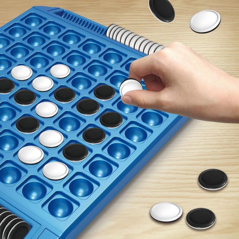 1 Set 2 Jucători Jucării Educative Distractive pentru Familie Șah Backgammon Jocuri de Strategie pe Tablă Jucărie Interactivă Portabilă pentru Copii pentru Acasă Călătorie