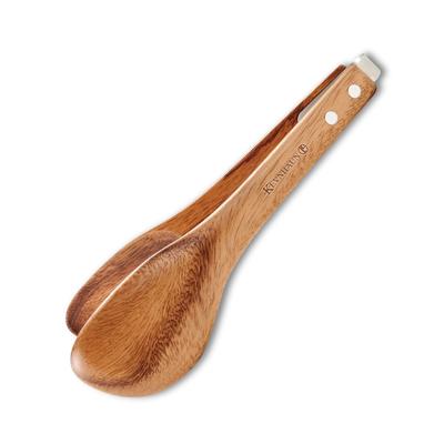 Kevnhaun Drewniane Naturalne do i Na Zewnątrz Szczypce, Drewno, Porcjowania, Sałatki, Makaronu, Chleba, Serwowania, KDS.4327