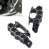 2Pcs Knuckle Footrest Durable Aluminium Motorcycle Foot Pegs Pedals Compatible with Fxcw