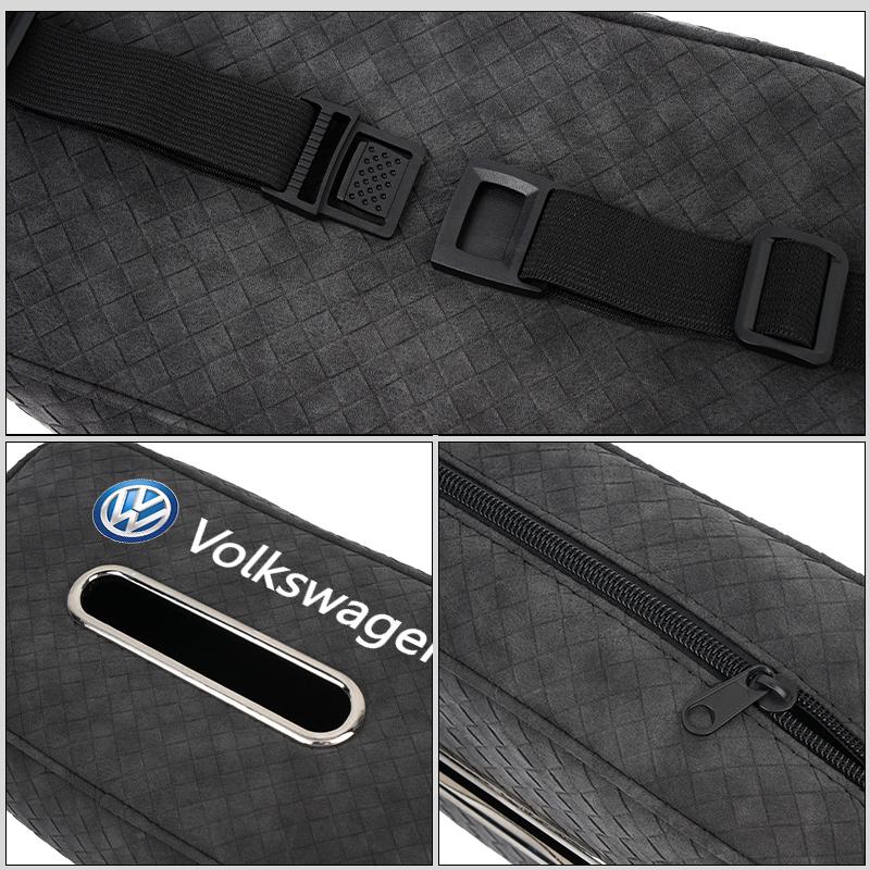 For Volkswagen VW Car Seat Back Tissue Box Waterproof Auto Interior OIKJUY6 Tissue Organizer Polo Jetta Sagitar Magotan Passat B5 B6 B7