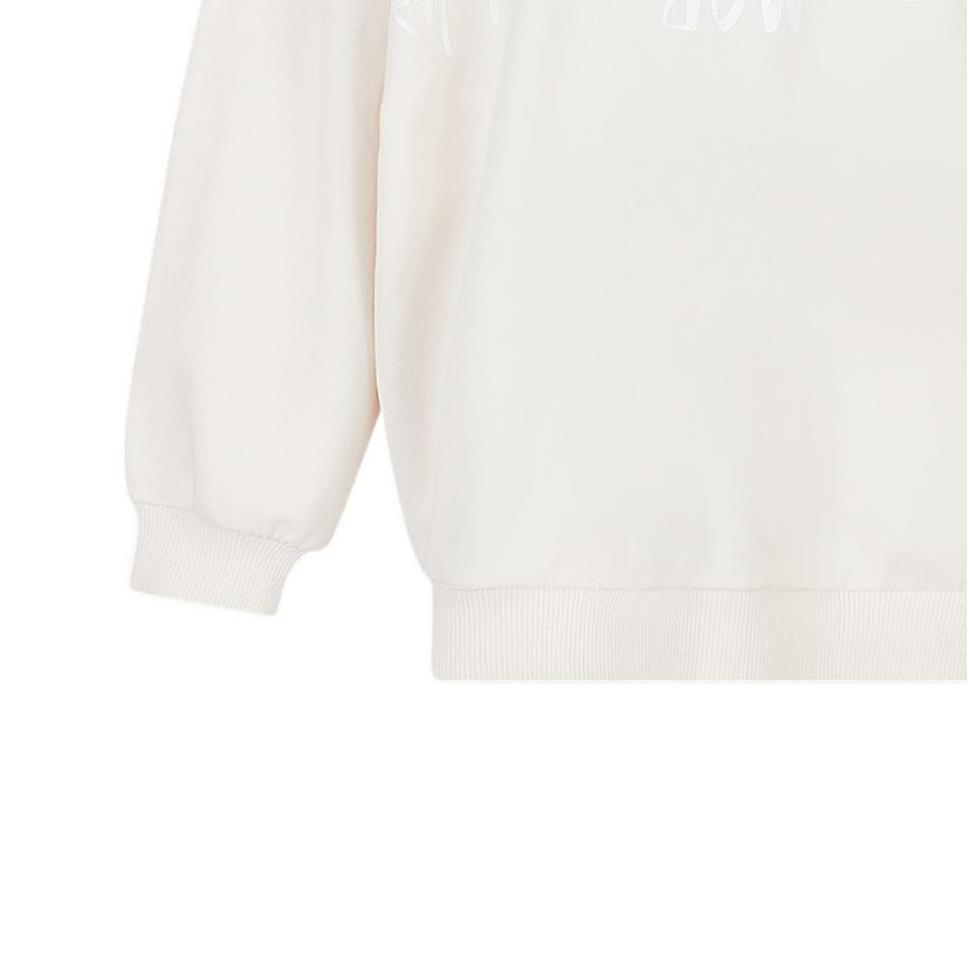 Armani Exchange FW22 Letter Print Drawstring Hoodie Women hoodies White 6LYM46-YJCCZ-11130