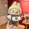For 17cm Labubu Doll Clothes Fashion Clothes Hoodies Doll Clothes Color Match Hoodies Dolls Accessories Cute Decoration Little Cloths