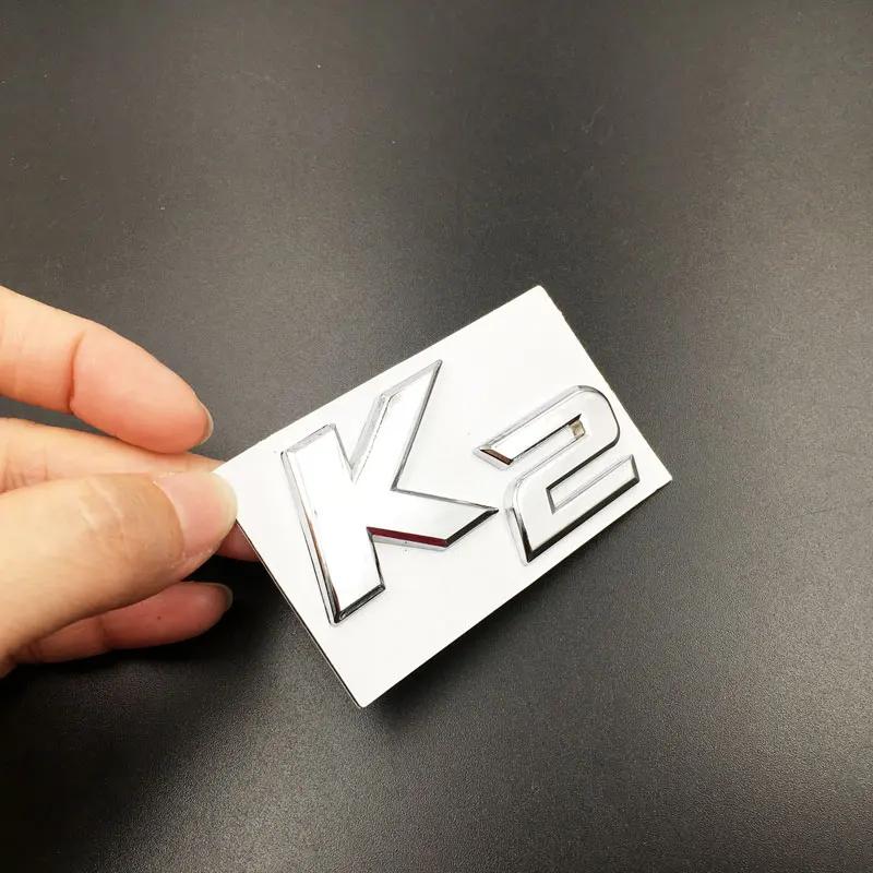 NEW 1PCS 3D Metal Car Styling Sticker For KIA K2 K3 K4 K5 KX7 Car Tail Car Trunk Front Door Side Emblem Sticker Rdxbt90