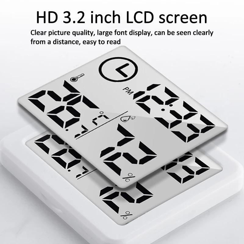 Indoor Hygrometer LCD Digital Thermometer Indoor Hygrometer Thin Simple Home Electronic Digital Temperature Kitchen Accessories