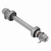 Durable Length 140mm 180mm Bike Wheel Hub Axle 6000 Bearing Sliver Solid Shaft Lever Metal Front Rear Hub Axle Road Bikes