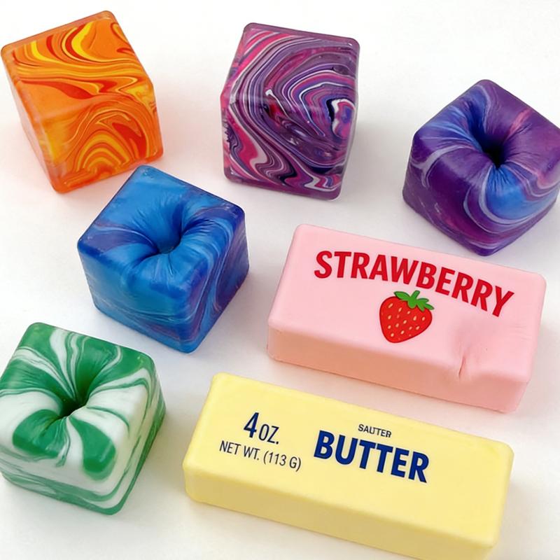 Muilo koldūnas Squishy Party dovanėlės Squishy muilas Anti-streso Fidget žaislai Squishy sviesto Fidget dovanos Koldūnas Squishy Party dovanėlės