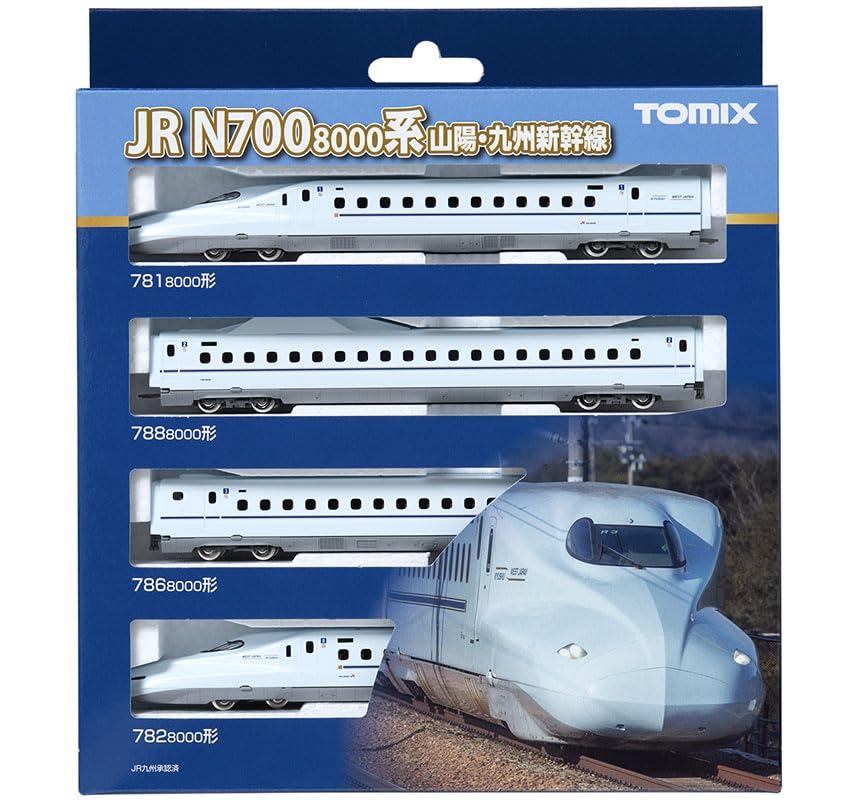 TOMIX N Gauge JR N700 8000 Series Shinkansen Basic Set 98518 Railway Model Train Sanyo/Kyushu