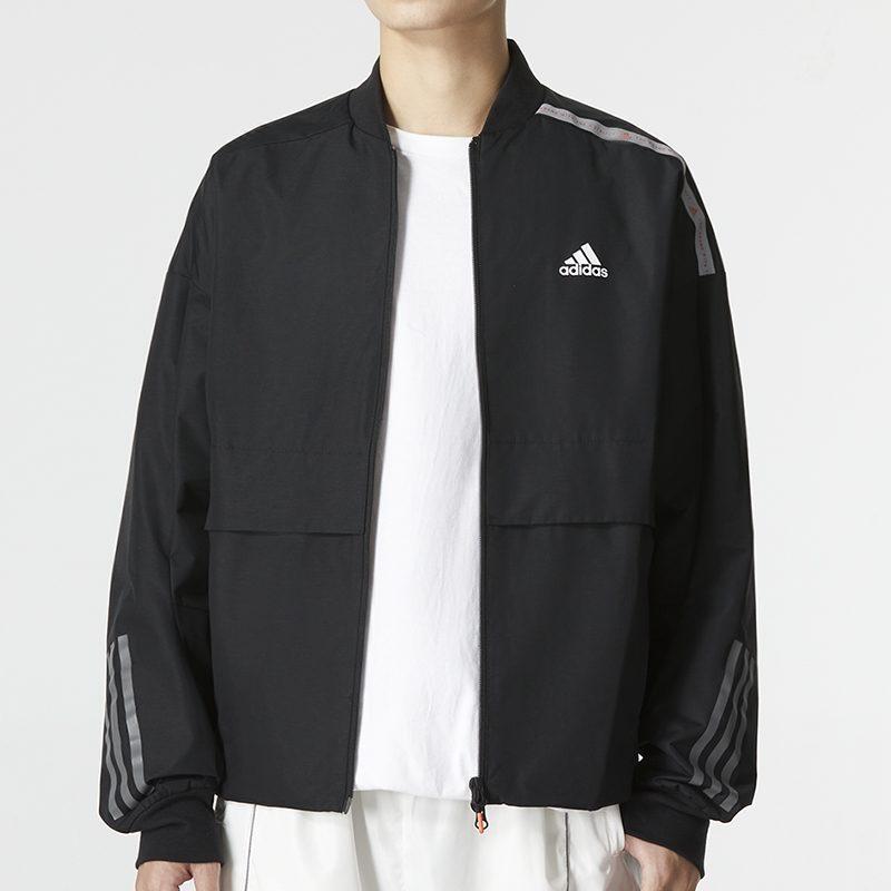 adidas Jacken Herren Schwarz Baseballkragen Moderat Andere HM5161
