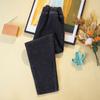 Summer Jeans Long Pants Women Elastic Loose Basic Harem Pants Trousers Blue Jeans High Waisted