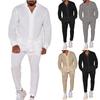 Bărbați Timp Liber Modă In Mânecă Lungă Îmbrăcăminte de Lucru Pantaloni Două Piese Set