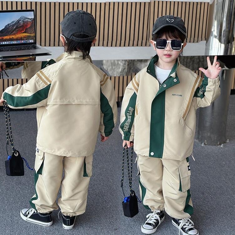 Boys' Suits Handsome Sports Korean Version of The Autumn Two-piece Suit Children's Casual Fashion Children's Clothing