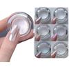 Moonlight Mirror Nails Powder Metallic Silver Effect Pigments Laser Dust Glitter Aurora Shiny Nail Tip Manicure Decoration