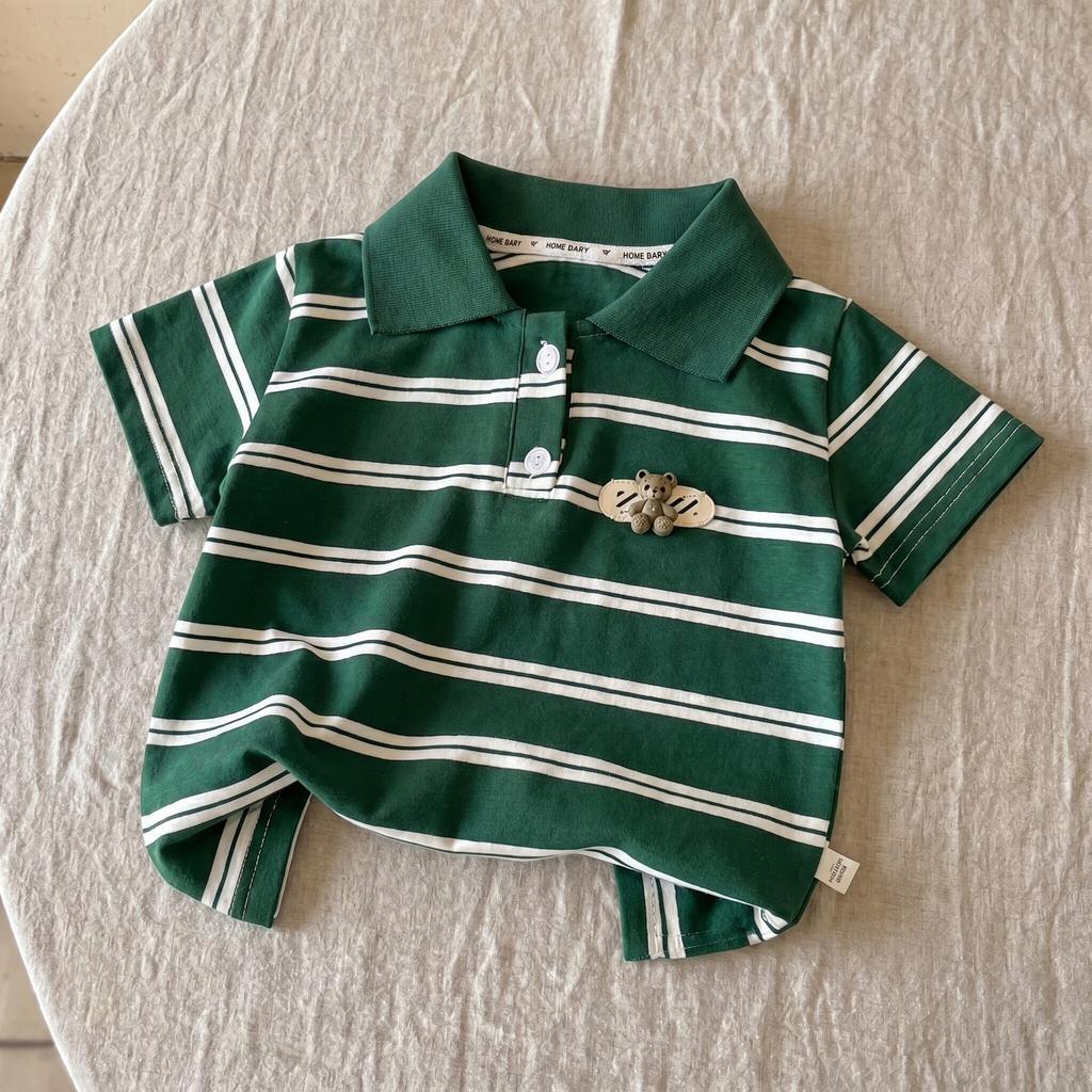 Kids Cotton Polo Shirt Short Sleeve Breathable Comfortable for Boys and Girls