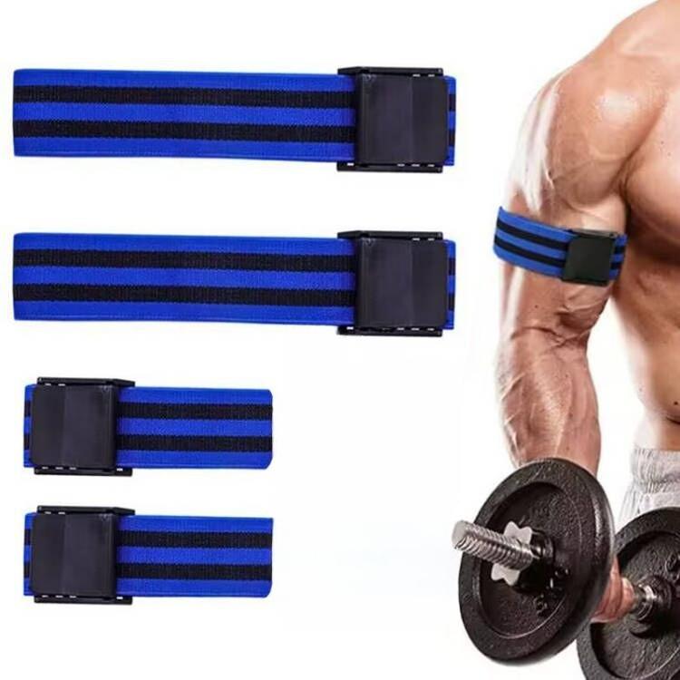 1 Pair BFR Rigid Blood Flow Restriction Band for Arms Legs Glutes BFR Training Workout Occlusion Bands for Men and Women