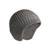 Women's Winter Daily Earflap Gray Beanie Hat