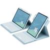iPad 10th Gen 360° Rotating Leather Case with Touch Keyboard & Pen Slot