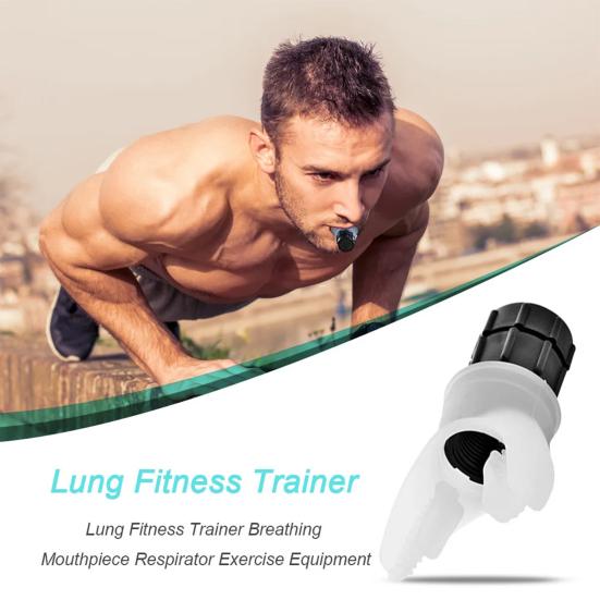 Adjustable Resistance Lung Breathing Exerciser Reusable Compact Size Portable Abdominal Strength Lung Exerciser Device