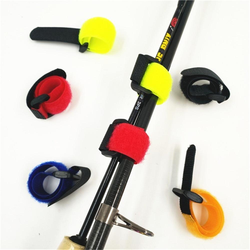 1pcs Anti Slip Buckle Magic Tape Strap, Lure Rod Bundle Strap, Fishing Rod Wrapping Fixed Strap