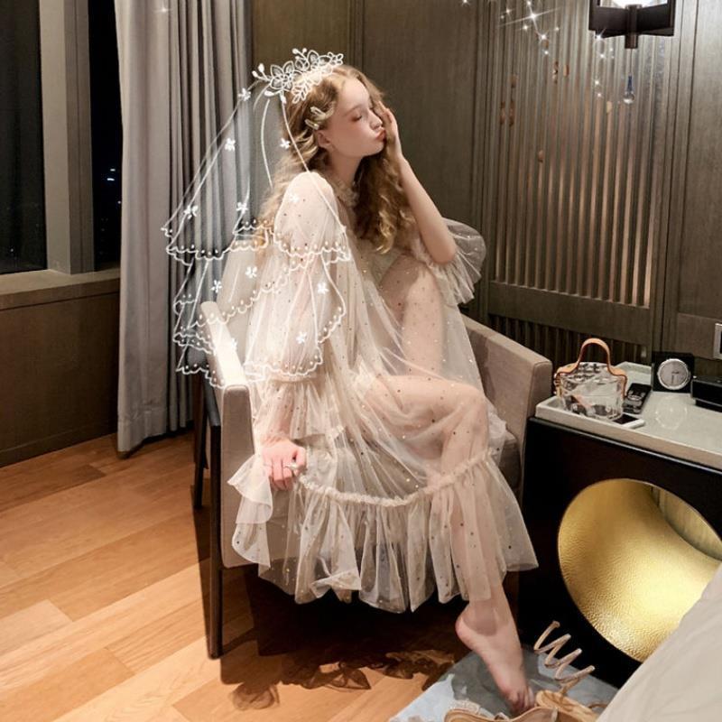 Fairy Sequin Floral Lace Midi Dress - Spring/Summer 2026 Collection